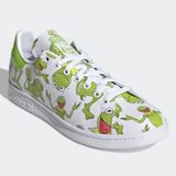 (HÀNG XẢ KHO CÓ LỖI) Giày Thể Thao Nam Adidas The Muppets x Stan Smith 'Kermit The Frog Allover Print' FZ2707