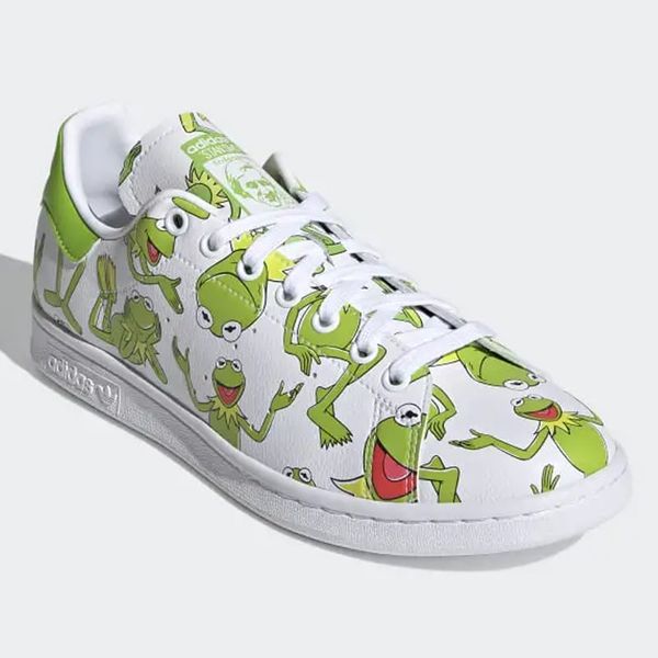 (HÀNG XẢ KHO CÓ LỖI) Giày Thể Thao Nam Adidas The Muppets x Stan Smith 'Kermit The Frog Allover Print' FZ2707