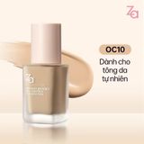 Kem Nền Hỗ Trợ Kiểm Soát Dầu Chống Thấm Nước ZA Insant Invisivle Oil Control 25ml OC10 Tông da tự nhiên