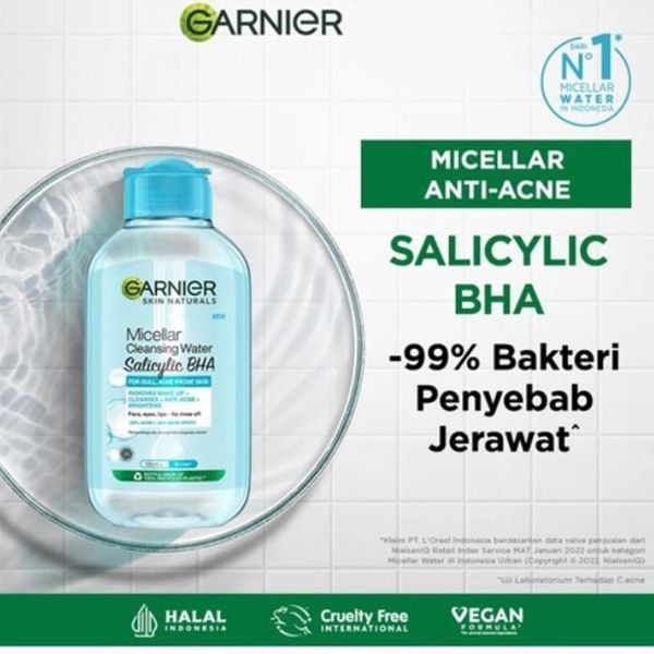 Nước Tẩy Trang Garnier Dành Cho Da Dầu Và Mụn 125ml