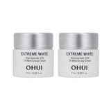 Combo 2 Kem Dưỡng Sáng Chuyên Sâu Cải Thiện Sắc Da OHUI Extreme White Niacinamide 10% TX MelaToning Cream Mini 7mlx2 (Hàng tách set)