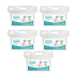 Combo 5 Túi Khăn Khô Đa Năng ECOBI 90 tờ/túi