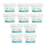 Combo 10 Túi Khăn Khô Đa Năng ECOBI 90 tờ/túi