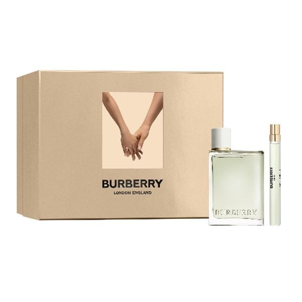 (HSD: 8/2026) Bộ Quà Tặng Nước Hoa Burberry Her Green EDT 3pcs (Nước hoa 100ml - Body Lotion 75ml - Mini 10ml) (DEAL BOM TẤN 999K)