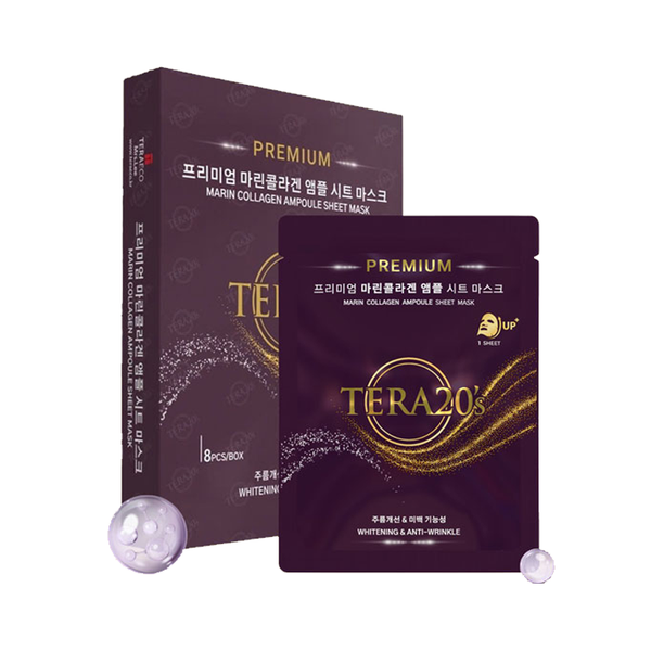 Hộp Mặt Nạ TERA20’s Tinh Chất Cao Cấp Premium 30ml (Hộp 8 miếng)