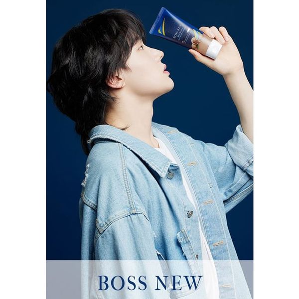 Tẩy Tế Bào Chết & Sữa Rửa Mặt 2in1 Dành Cho Nam Whisis For Men Boss New Blue Homme Face Scrub Cleanser 150ml