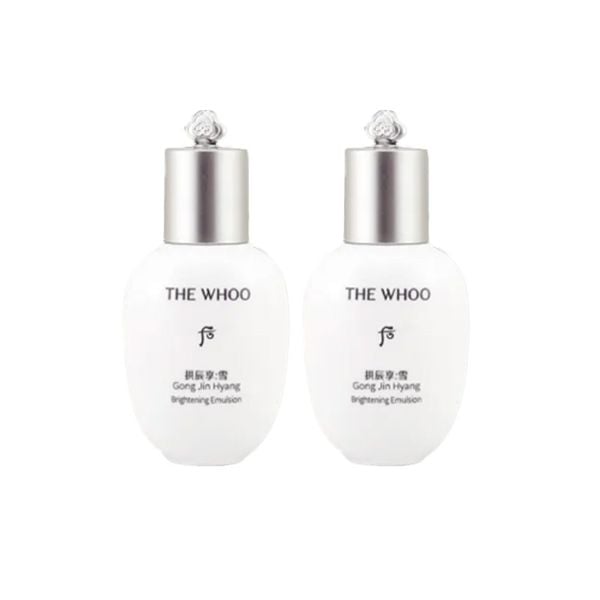 Combo 2 Sữa Dưỡng Trắng Da Whoo Gongjinhyang Seol Radiant White Emulsion 20mlx2 (Hàng tách set)