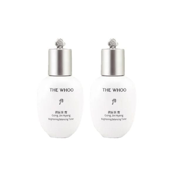 Combo 2 Nước Cân Bằng Dưỡng Trắng Whoo Gongjinhyang Seol Radiant White Balancer 20mlx2 (Hàng tách set)