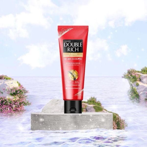 Kem Xả Double Rich Giúp Tóc Chắc Khỏe 1 Minute Hair Treatment 250ml