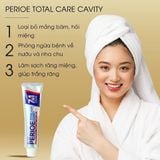 Combo 2 Kem Đánh Răng 7IN1 Perioe Total Cavity Care Bảo Vệ Toàn Diện Ngăn Ngừa Sâu Răng 180gx2 Tặng Kem Đánh Răng Capitano Cho Bé 3+ Hương Dâu 75ml
