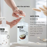 Combo 2 Gel Sữa Tắm Betres Coconut Của Ba Lan 750mlx2