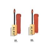 Combo 2 Thỏi Son Alku9 Velvet Stay Matte Lipstick Maple Red Màu 01 Mulberry Brown Và Màu 03 Soft Brick