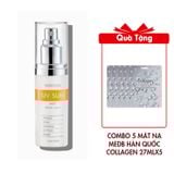 (HSD: 10/2026) Xịt Chống Nắng Lara Moisture UV SUN chai 50ml Tặng Combo 5 Mặt Nạ Dưỡng Da MedB Hàn Quốc Collagen 27mlx5
