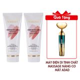 (HSD: 4/2026) Combo 2 Kem Dưỡng Thể Trắng Da Chống Nắng WHISIS Premium Collagen Whitening Body Lotion 200mlx2 Tặng Máy Điện Di Tinh Chất Massage Nâng Cơ Mặt Cầm Tay ADAD