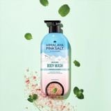 Bộ Quà Tặng 2 Chai Sữa Tắm Muối Hồng Himalaya Pink Salt Purify & Nourish 500g Và Refresh & Clarify 500g Tặng Dầu Gội Soft & Silky 200g và Dầu Gội Cool Menthol 200g