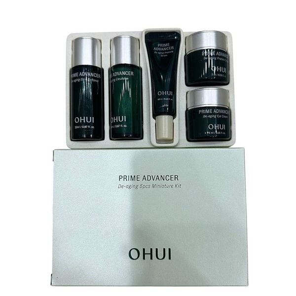 Bộ Dưỡng Trắng Da Chống Lão Hóa Ohui Prime Advancer De-Aging 5pcs