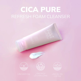 (HSD: 5/2027) Sữa Rửa Mặt Tạo Bọt INVU Chiết Xuất Rau Má Làm Dịu Da và Sạch Da 150ML