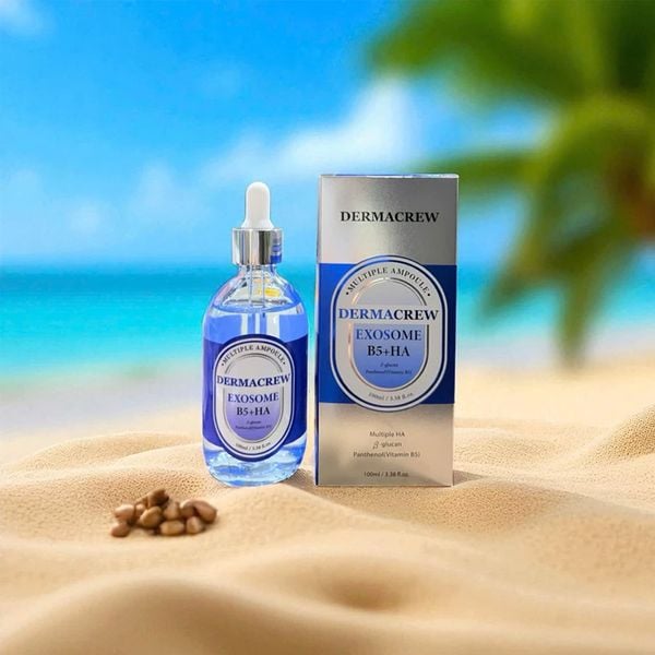 Tinh Chất Dermacrew Exosome B5 + HA Cấp Ẩm Sâu, Căng Bóng, Phục Hồi Da 100ml