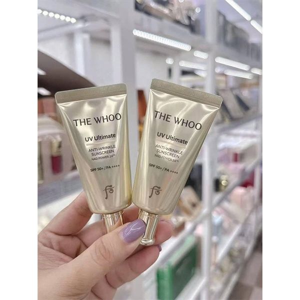 Kem Chống Nắng The Whoo UV Ultimate Anti-Wrinkle Sunscreen SPF 50+, PA++++ 25ml (Hàng tách set)