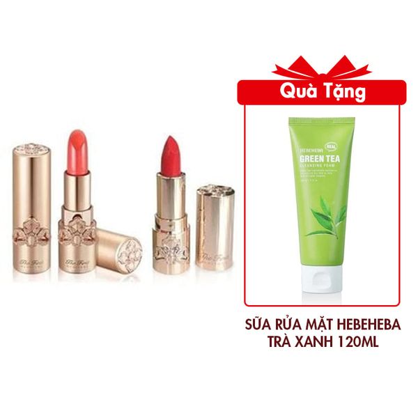 Combo Son Lì Dưỡng Ẩm Mini Cao Cấp Ohui The First Geniture Lipstick Minisize Màu Coral Và Màu Red