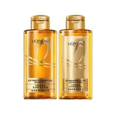 Combo Dầu Gội Và Dầu Xả L'Oreal Paris Extraordinary Oil Dưỡng Tóc Suôn Mượt Tóc Cao Cấp 100mlx2