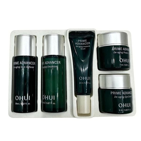 Bộ Dưỡng Trắng Da Chống Lão Hóa Ohui Prime Advancer De-Aging 5pcs