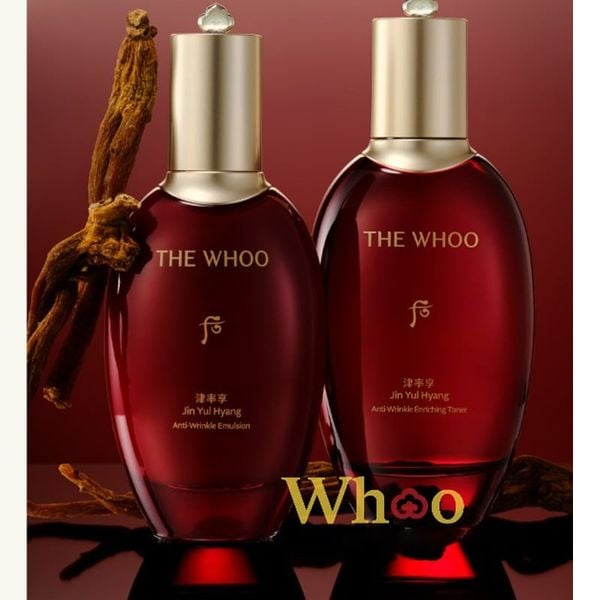 Full Size Nước Cân Bằng The Whoo Jin Yul Hyang Anti-Wrinkle Enriching Tone 150ml (Hàng tách set)