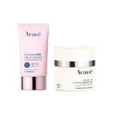 Combo Kem Dưỡng Da Ban Ngày ARAVÉ PDRN Dưỡng Trắng, Chống Lão Hóa, Mờ Nám 50ml Và Kem Chống Nắng ARAVÉ Nâng Tone, Phục Hồi, Bảo Vệ Da, Chống Lão Hóa Cicasome.RX Tone Up Sunscreen 60ml