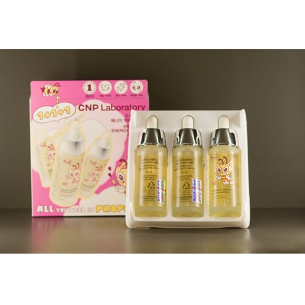 Full Size Tinh Chất Phục Hồi Da Keo Ong CNP Propolis Energy Active Ampule 30ml (Hàng tách set)