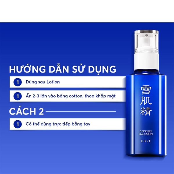 Nhũ Tương Dưỡng Ẩm & Dưỡng Trắng Da Sekkisei Brightening Emulsion 140ml