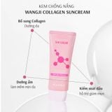 Kem Chống Nắng Nâng Tone,Trắng Da Hàn Quốc Wangji Collagen Sun Cream SPF 50+ PA ++++ 60ml