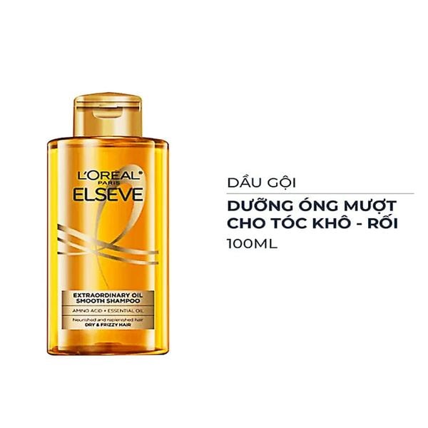 Combo Dầu Gội Và Dầu Xả L'Oreal Paris Extraordinary Oil Dưỡng Tóc Suôn Mượt Tóc Cao Cấp 100mlx2