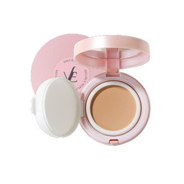 (HSD: 9/2026) Cushion VALU:EVER Chống Nắng Nâng Tone Da - hộp hồng - #21 Light Beige 10g Tặng Kem Dưỡng Thể Trắng Da Chống Nắng WHISIS Premium Collagen Whitening Body Lotion 200ml