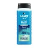 Sữa Tắm Mát Lạnh 3Trong1 Dành Cho Nam Giới Apart Mạnh Mẽ Dùng Cho Cơ Thể, Mặt Và Tóc 500ml (Màu Xanh)