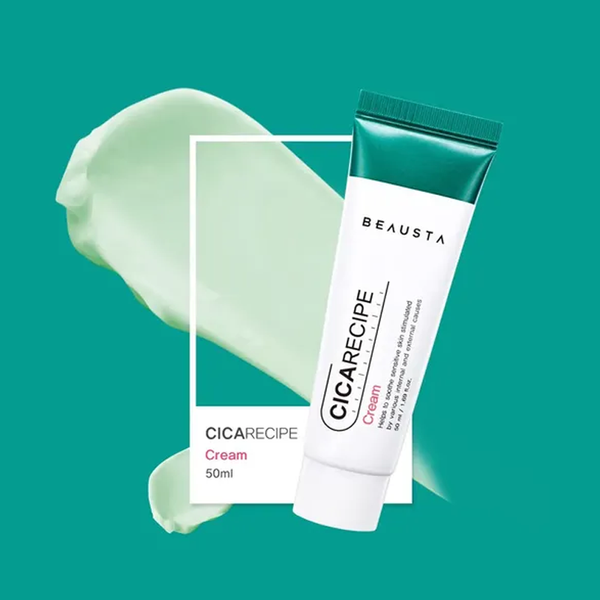 (HSD: 8/2026) Kem Dưỡng Ẩm Chiết Xuất Rau Má Beausta Cicarecipe Cream 50ml