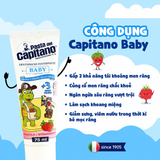 (HSD: 7/2026) Kem Đánh Răng Capitano Cho Bé 3+ Hương Dâu Pasta Del Capitano 1905 Baby Strawberry 75ml