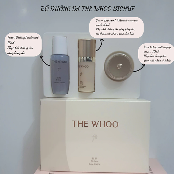 Bộ Dưỡng Tái Sinh Da Whoo Bichup 3pcs