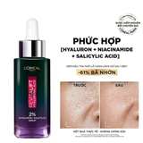 (HSD: 1/2027) Serum Kiềm Dầu Ban Đêm Loreal Revitalift Hyaluronic Acid Oil Control 30ml