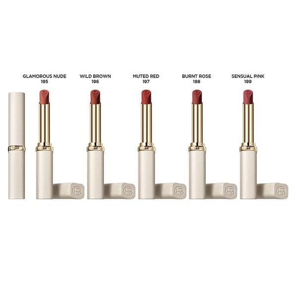 (HSD: 8/2027) Son Thỏi L'oreal Mịn Mờ Căng Mướt Color Riche Creme Matte 2g Màu 195
