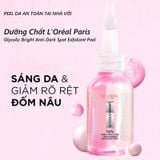 Tinh Chất Peel Da, Tẩy Da Chết L'Oreal Paris Glycolic Bright Anti Dark Spot Exfoliant Peel 25ml