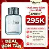 Nước Hoa Calvin Klein Free EDT 30ml (DEAL BOM TẤN 999K)
