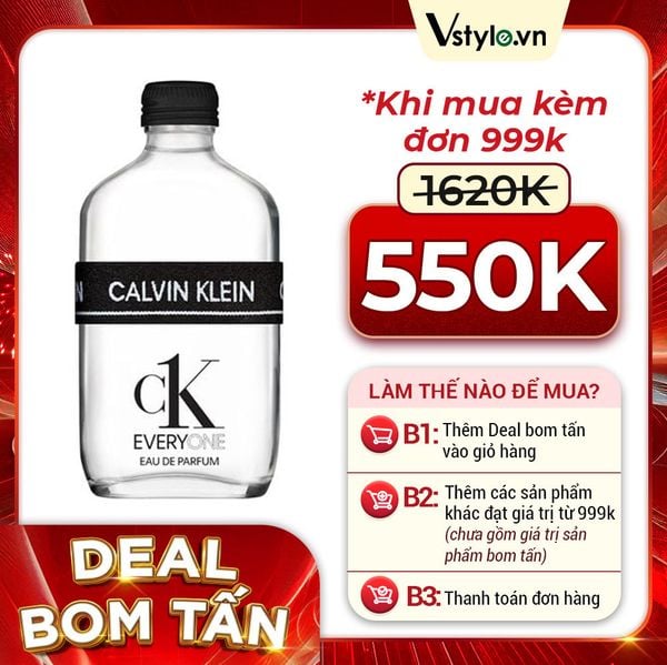 (HSD: 8/2026) Nước Hoa Nam Calvin Klein Everyone EDP 50ml (DEAL BOM TẤN 999K)