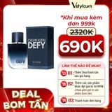 Nước Hoa Nam Calvin Klein Men'S Defy EDP 50Ml (DEAL BOM TẤN 999K)