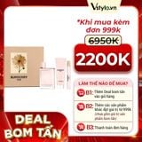 (HSD: 9/2026) Bộ Nước Hoa Nữ Burberry Her EDP 100ml+ Mini 10Ml + Body Lotion 75ml (DEAL BOM TẤN 999K)