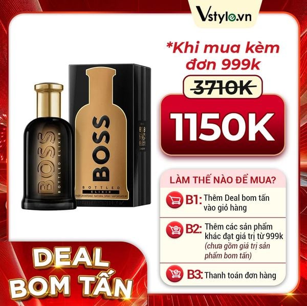Nước Hoa Nam Hugo Boss Men's Perfume Bottled Elixir EDP 100ml (DEAL BOM TẤN 999K)