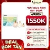 Bộ Quà Tặng Nước Hoa Nữ Chloe Ladies Nomade EDP 3pcs (Nước hoa 75ml - Body Lotion 100ml - Mini 5ml) (DEAL BOM TẤN 999K)