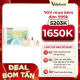 Bộ Quà Tặng f1689 Nữ  Bộ Quà Tặng f1689 Nữ Chloe EDP Natural Spray 3pcs (f1678 vip 75ml - Body Lotion 100ml - Mini 5ml) (DEAL BOM TẤN 999K)