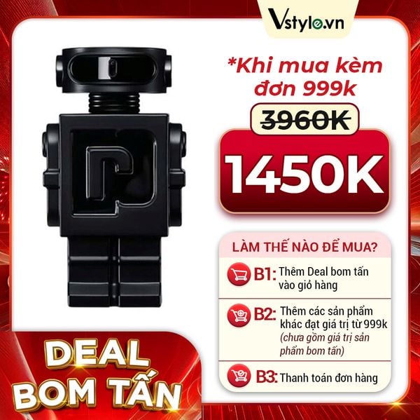 Nước Hoa Nam Paco Rabanne Men's Phantom Parfum 100ml (DEAL BOM TẤN 999K)