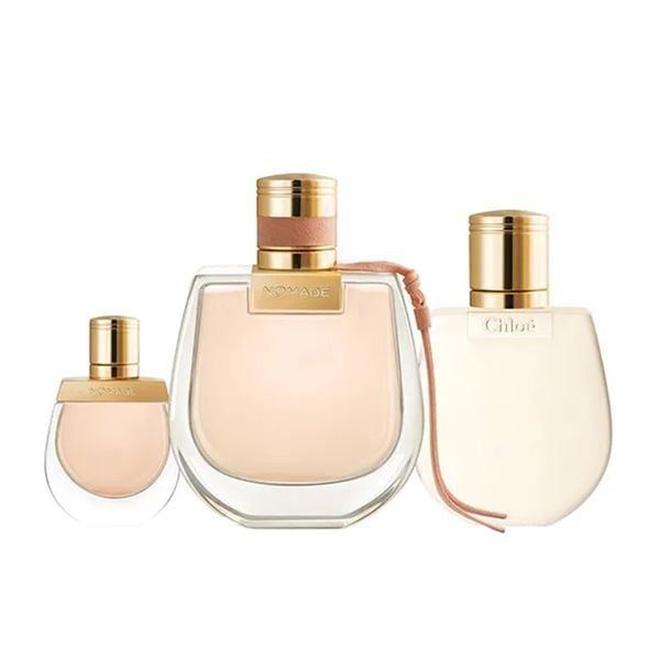 Bộ Qùa Tặng Nước Hoa Nữ Chloé Ladies Nomade EDP 75ml + Mini 5ml + Body Lotion 100ml