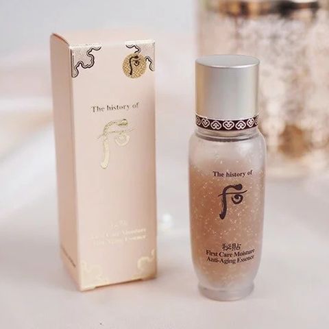 Combo 2 Tinh Chất Khởi Nguồn Whoo Bichup First Moisture Anti-Aging Essence 15mlx2 Tặng Gel Dưỡng Ẩm Cấp Nước Trẻ Hóa Da Wellderma G Plus Mils Acis Ance Gel Cleanser 120ml